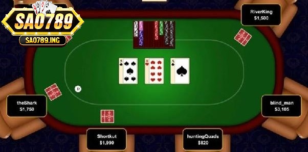 Hướng dẫn chơi Poker Sao789